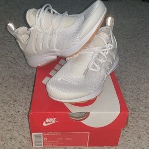 White Air Prestos w/ Gum Bottoms